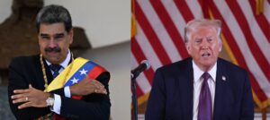 Maduro: EE.UU. propone un modelo proteccionista hegemónico tras agotamiento del neoliberalismo Nicolás Maduro y Donald Trump. Foto: AFP