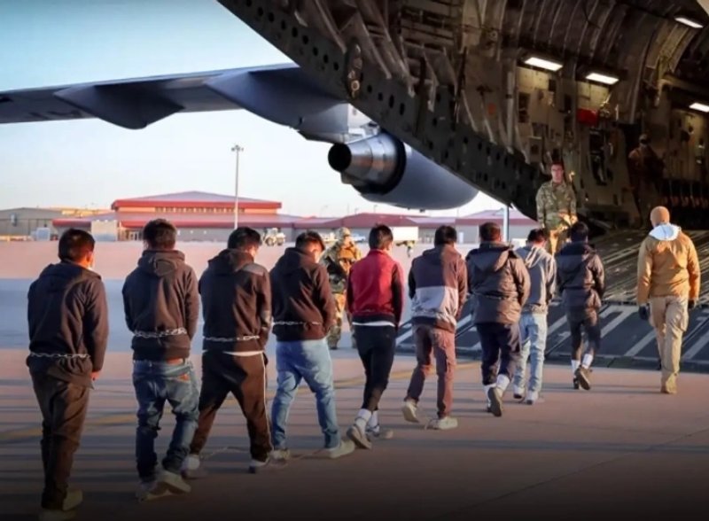 Deportaciones de guatemaltecos por parte de EU. Foto tomada de la cuenta de X WhiteHouse