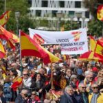 Decenas de personas durante una manifestación en Madrid para pedir elecciones generales, el 10 de mayo de 2025. Foto Europa Press