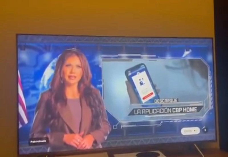 A través de redes sociales usuarios de la plataforma YouTube comenzaron a reportar la emisión de un nuevo espot de la secretaria de Seguridad Interior de EU, Kristi Noem. Foto Captura de pantalla tomada de X