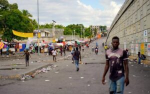 Un barrio en la ciudad de Puerto Príncipe, Haití. Foto Afp