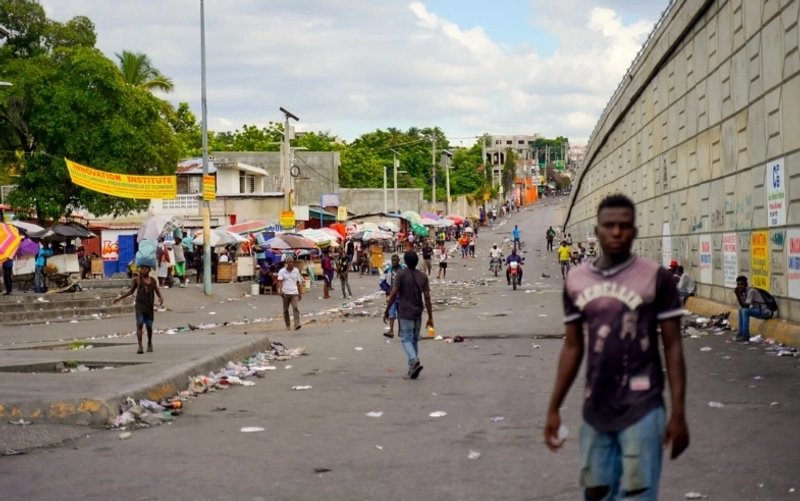 Un barrio en la ciudad de Puerto Príncipe, Haití. Foto Afp