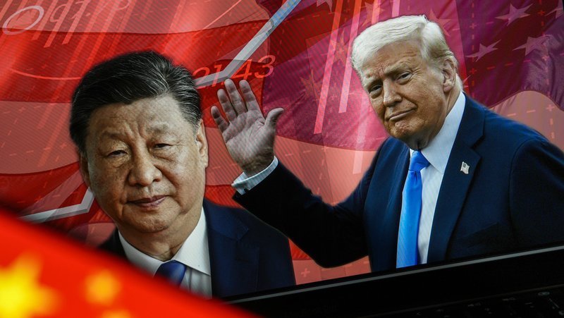 El presidente de China, Xi Jinping, y el presidente de EE.UU., Donald Trump. Gettyimages.ru