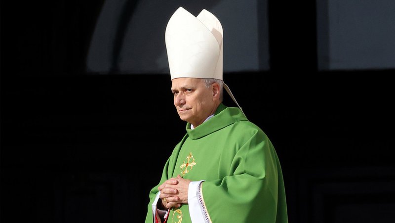 Robert Prevost celebra una misa con motivo de un jubileo presidido por el papa Francisco el 9 de febrero de 2025. Franco Origlia / Gettyimages.ru