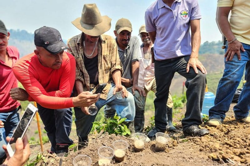 Diversos proyectos climáticos buscan el diálogo entre el saber tradicional y el conocimiento científico. Foto: cortesía Daniela Arce/CIAT.