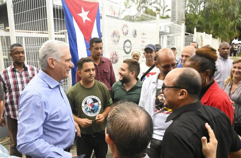 Frente a esta postura injerencista, el líder cubano reafirmó la determinación soberana de su nación de continuar batallando por la paz y la justicia social en el escenario global. Foto: Presidencia Cuba