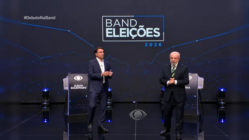 El choque llega en un escenario de paridad casi absoluta. En la primera vuelta del 4 de octubre, Flávio Bolsonaro obtuvo el 47,03% de los votos válidos frente al 45,16% de Lula. Foto captura de pantalla