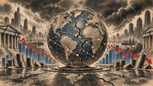 El FMI identifica 3 peligros que podrían desatar una crisis financiera mundial Imagen creada por inteligencia artificial